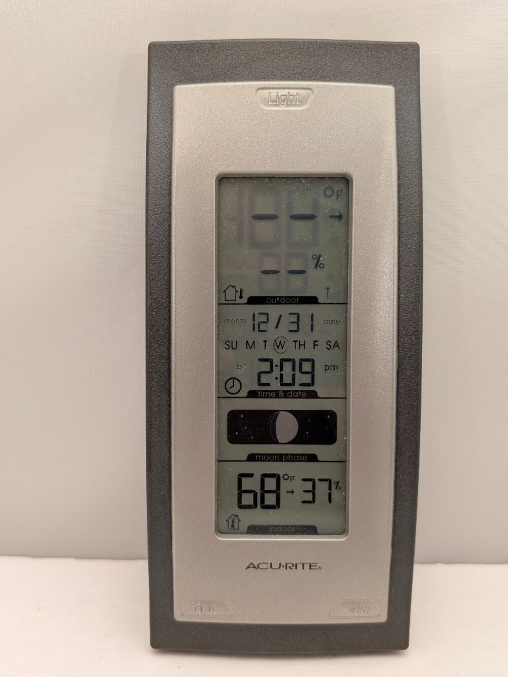 ACURITE Digital Thermometer Display / Receiver ONLY NO SENSOR 00592W2-RX | USED